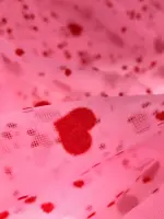 şeker pembe hayal tüle kırmızı flok kalp