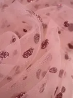 Kabartmalı Sim Baskı Gül Kurusu