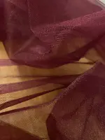 Kristal Tül Bordo