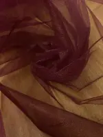 Kristal Tül Bordo