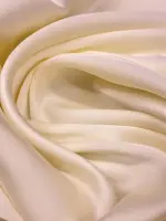 Likra Saten Şifon (ipeksi saten) Krem