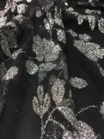 menekşe desen sim baskı tül
