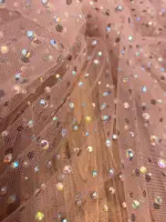 renkli kristal tül pudra