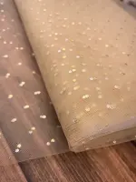 mini puantiye varak 2 mm bej