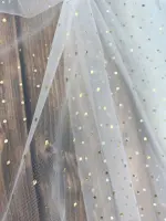 mini puantiye varak 2mm kırık beyaz