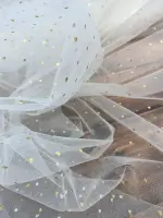 mini puantiye varak 2mm kırık beyaz