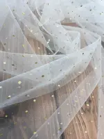 mini puantiye varak 2mm kırık beyaz